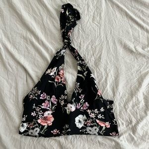 FOREVER 21 floral halter top